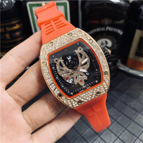 3A Free Shipping Hot Sale Men's Women's Quartz Watch Fashion Fashion Rhinestone Diamond inlay Wrist wholesale Quartz Watch Gifts