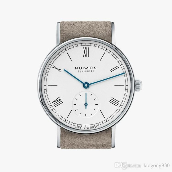 NOMOS Business Watches Top Brand Luxury Waterproof Chronograph Watch Man Leather Sport Quartz Wrist Watch Men Clock Male Simple design watch