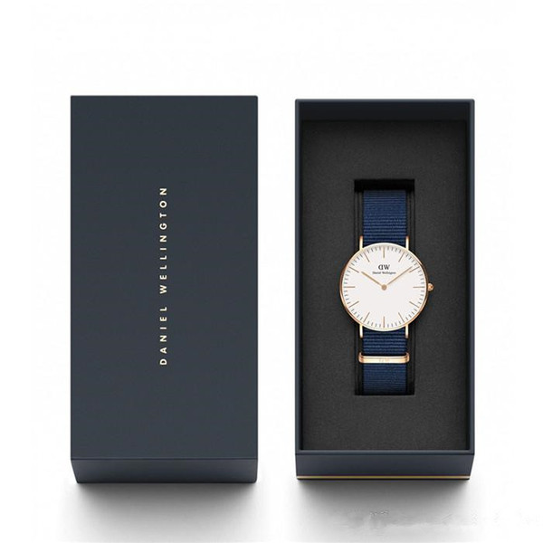 Daniel wellington men's watch Luxury fashion DW watch 40MM watches and jewelry bracelets fashion men's Clock with original box Men's gift