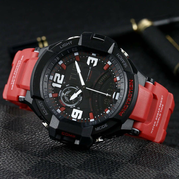 men watch luxury GA1000 Watch 52mm original Digital Movement men YG factory sports Wristwatches Waterproof