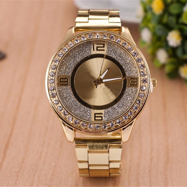 Fashion Rhinestone Diamond inlay large letters mk Clock dial Large dial Man Woman michael Quartz Watches wholesale