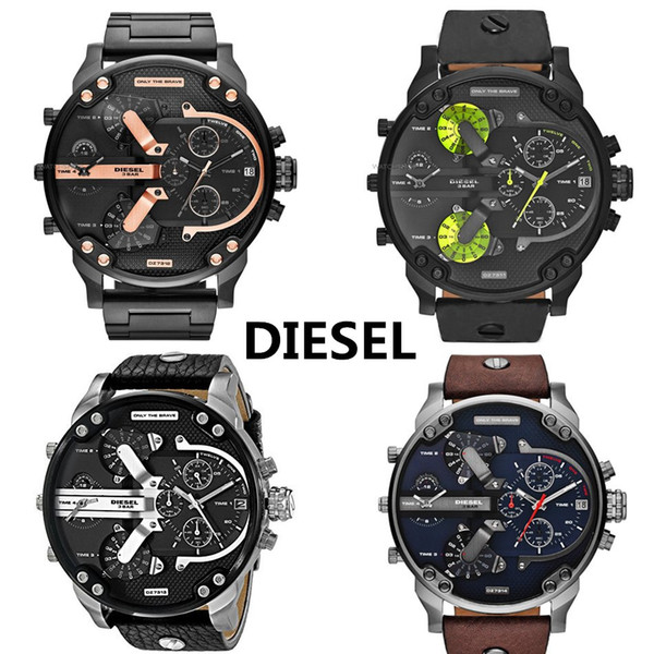 Luxury brand DZ7330 Men Watches Stainless Steel Strap Quartz Watch reloj hombre Military Sports Male Clock relogio For Men Free Shipping