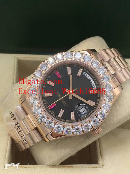 8 colour quality Mens Watches 41 mm 228235 118348 218349 228348 Day Date President Diamond Bezel Asia 2813 Movement Automatic Mens Watch W