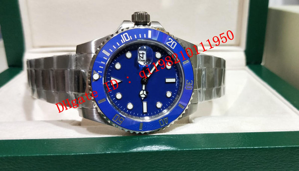 6 style top quality Vo5 2813 Movement Ceramic Bezel blue dail 40mm 116610 116610LV 116613 116660 116619 original box Mens Watch Watches