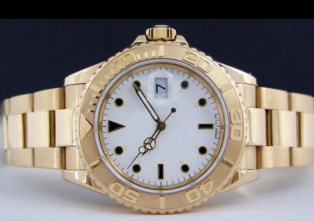Top Brand Luxury Automatic Movement Mechanical Watch Swiss Men Full Stainless Steel Golden White Face Date Masters Casual Mens Wristwatches