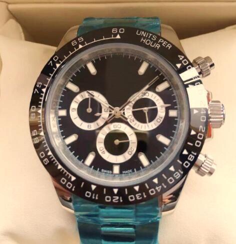Top Brand New Luxury Black Dial Ceramic Bezel Date Men Automatic Mechanical Wristwatch Stainless Steel Fashion Antique Mens Sports Watches