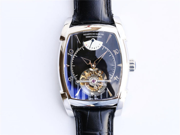 relógio de luxo relojes de lujo para hombre mechanical watches The top manual true flywheel movement is 45mm