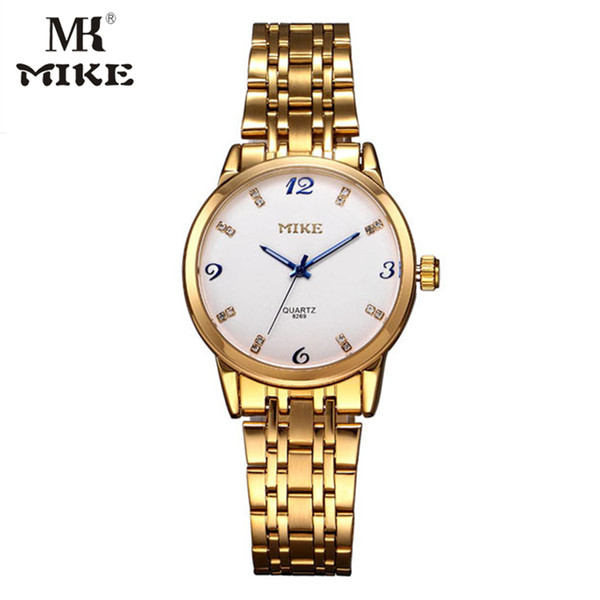 Mike Rose Gold watch woman Lovers watch men watches Water resistant relojes para mujer montre homme marque de luxe heren horloge