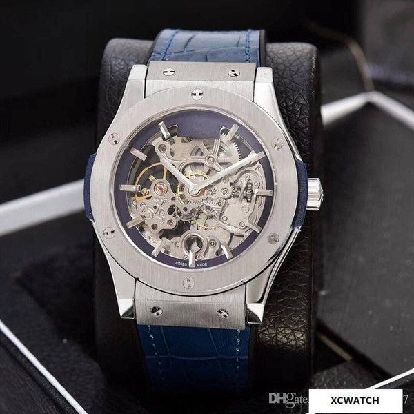 Hot 2018 Winner Luxury Brand Luxury Sport Men Automatic Skeleton Mechanical Military Watch Men full Steel Stainless 316L