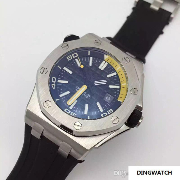 Luxury Wristwatch Diver ST.OO.A027CA.01 Blue Rubber Bracelet Automatic Watch Men Watches Top Quality New Arrival