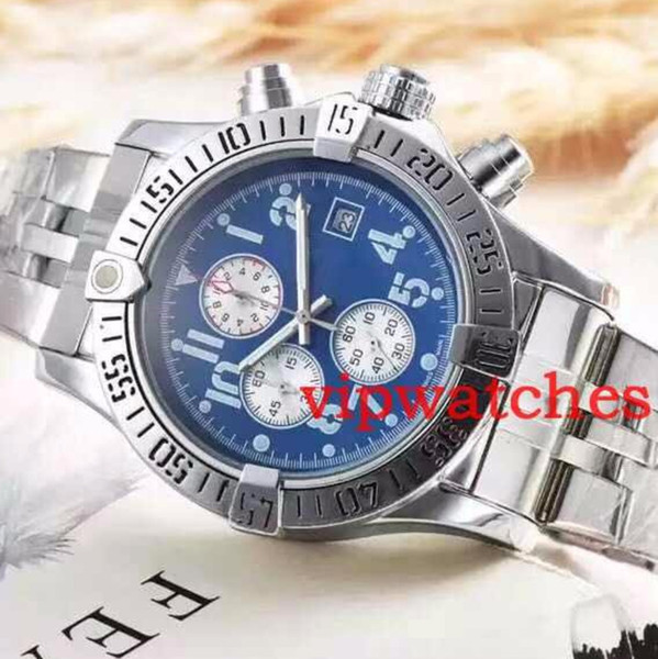 Gold Quartz Chronograph Sport swiss Watch Rubber PVD Black Mens Designer Men orologio di lusso Watches Wristwatches
