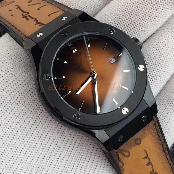 High quality classic new luxury business men's watch 45mm automatic watch exquisitely made super luxury casual accessories