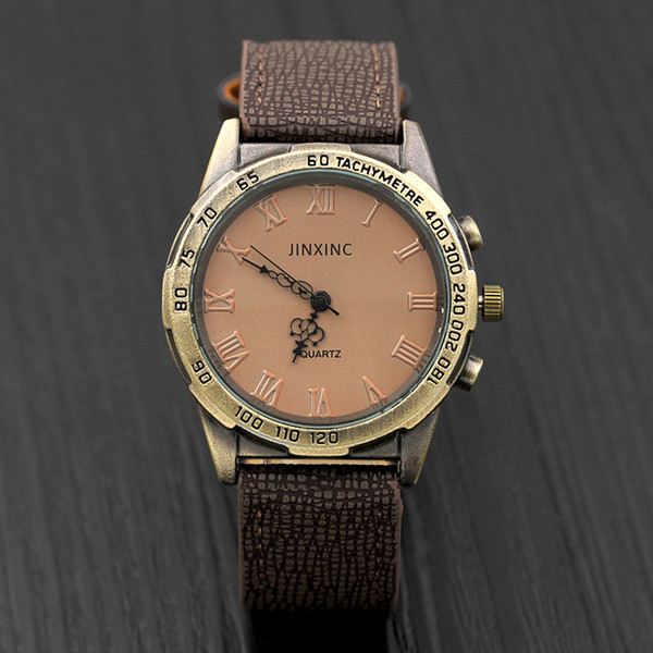 Low price Wood Grain Bark Mens Watches Vintage Quartz Sport Man Military Watch Leather Wristwatches Clock Relogio Masculino Gift