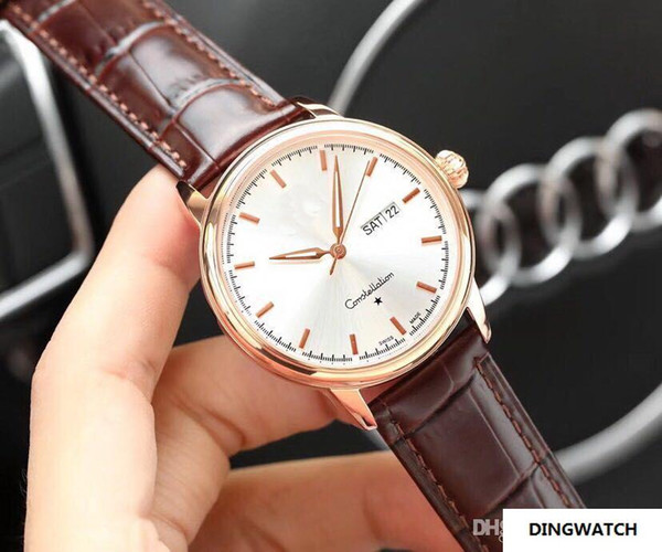 Rose gold 2018 8215 DATE automatic mechanical 42 MM luxury sport wholesale fashion men watch new Stainless steel Mens watches