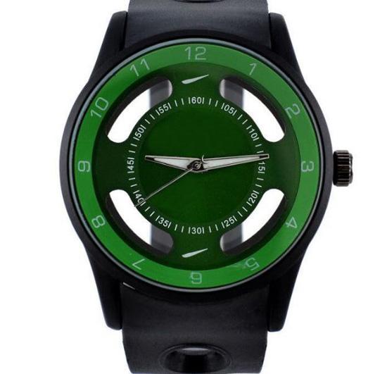 Fashion NI luxury Brand women men's Silicone band quartz wrist watch with logo N06