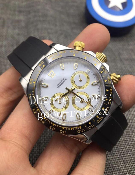 6 Style Men's Ceramic Bezel 2813 Mechanical 116515 Watch Mens 116506 Cosmograph Watches Men 116518 Rubber Oysterflex 116519 Wristwatches