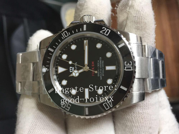 Limited Edition Men's Watches Mens Automatic Eta 2836 Watch Ceramic No Date 114060 Men Dive Sport N Factory 40mm Em Wristwatches