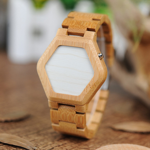 BOBO BIRD E03 LED Bamboo Wood Watches Digital Watch Men Kisai Night Vision Calendar Wristwatch for Men Minimal Time Display