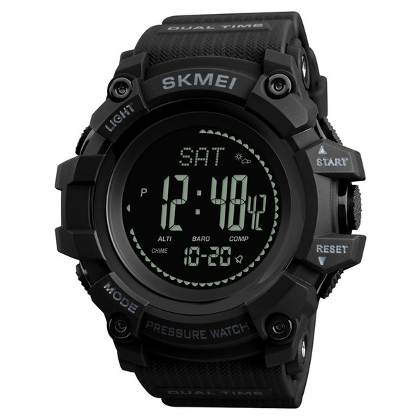 SKMEI Brand Mens Sports Watches Hours Pedometer Calories Digital Watch Altimeter Barometer Compass Thermometer Weather Men Watch 1358 DHL