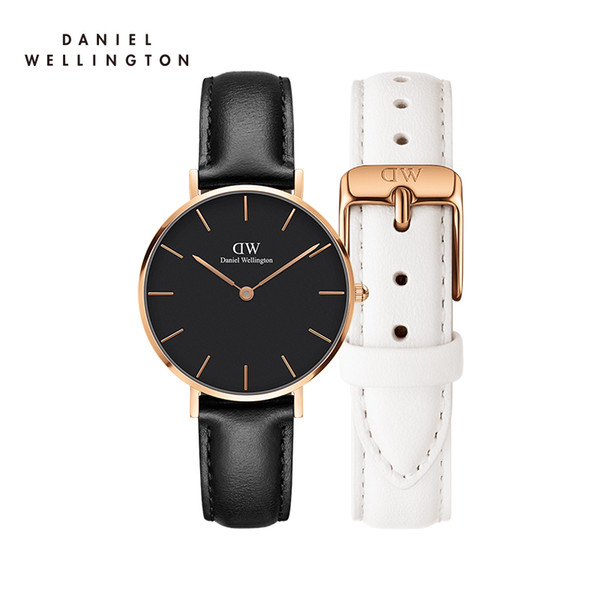 famous brand Daniel Wellington dw women mens WATCHes with leather strap set fashion style rose gold mens Bracelet watch gift box relojes