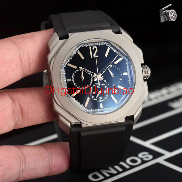 High quality men's watch with quartz movement, 40mm diameter, sapphire glass mirror, soft and comfortable silicone strap.