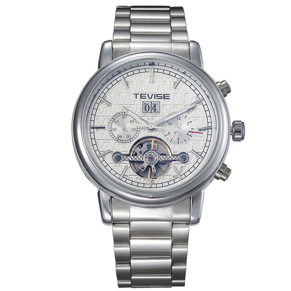 Wholesale - TEVISE Skeleton Style Mens mechanical men watch of TV50 for men