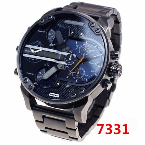 Hot 2018 men's luxury brand quartz watch fashion watch Stainless steel strap quartz DZ Wrist watches Clock Male Relogio Entering surprises