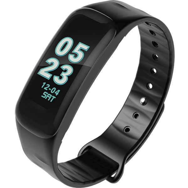 2018 New arrival black Men's smart watch fitness Heart Rate Monitor waterproof activity bracelet wristband Digital Display