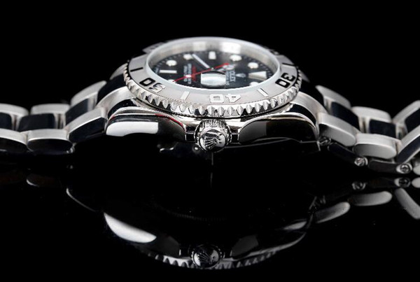 Top man wrist watch, imported 316 stainless steel watch case! Minerals super lens, durable, circle rotating ceramic ring, 316 full stainless