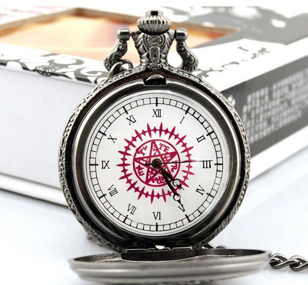 Black Deacon Pocket Watch Contract Form Black Deacon Symbol Anime Pocket Watch Anime Pocket Watch Sebas watches