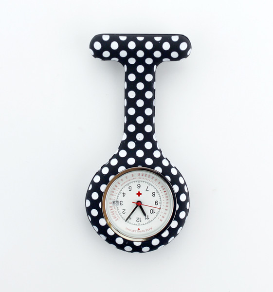 Dots Silicone Nurse Watch Calendar Fob pocket medical gift for nurse doctor hospital watches accept OEM service ALK VISON