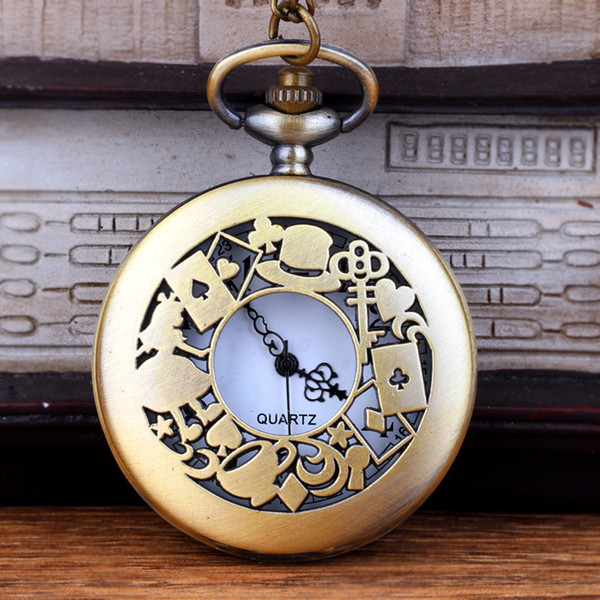 Wholesale 50pcs/lot classic Girl Key Pocket watch vintage pocket watch Men Women antique models Tuo table watch PW129