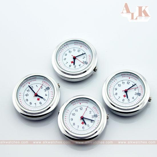 calendar silicone nurse watch brooch diy nurse quartz watch fob pocket watch Japanese PC32 movement waterproof alloy