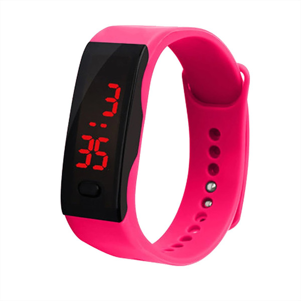 Men's and women's watches sports fitness LED digital display bracelet watch children's student sports multi-color optional watch