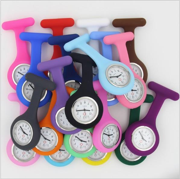 Silicone Nurse Watch Medical Cute Patterns Fob Quartz Watch Doctor Watch Pocket Watches Medical Fob Watches