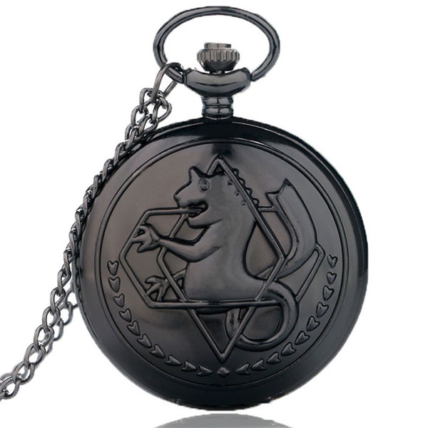 High Quality Full Metal Alchemist Pocket Watch Men's Quartz 4 Types Watches Gift