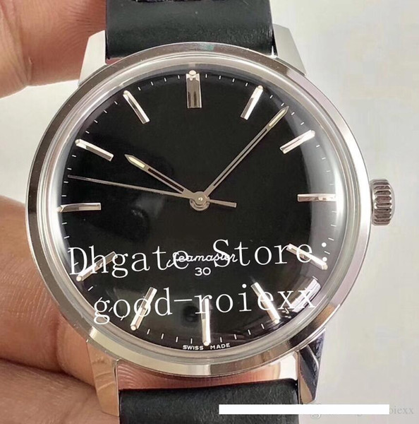 Vintage 1960's Watches Acrylic Bulge Glass Men's Automatic Watch Miyota 9015 Men Antique 30m Calf Calfskin Leather UT Factory Wris