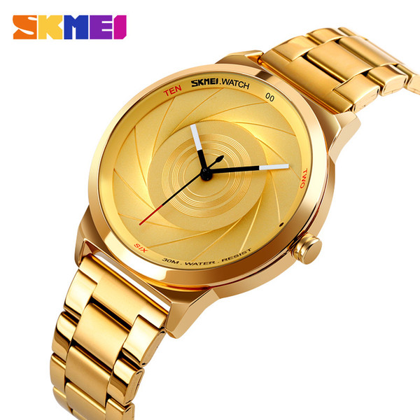 New 2020 Skmei fashion quartz watch sport 3d fashion dial male watch luxury steel complete business 30 watch