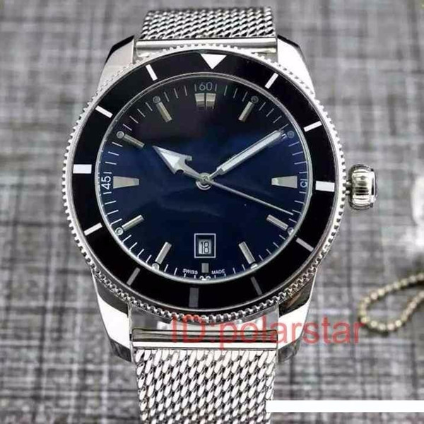 Black Gold Luxury Mens Watches Sport Black Mechanical Automatic Super Ocean Dive 46mm Designer Watch Wristwatches