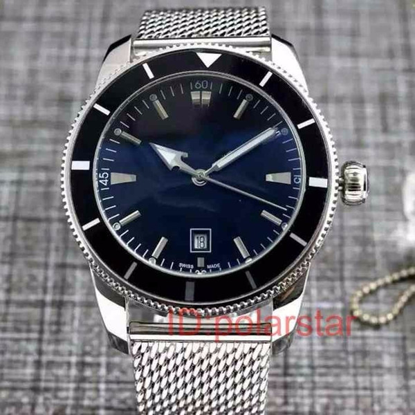 Black Gold Luxury Mens Watches Sport Black Mechanical Automatic Super Ocean Dive 46mm Designer Watch Wristwatches