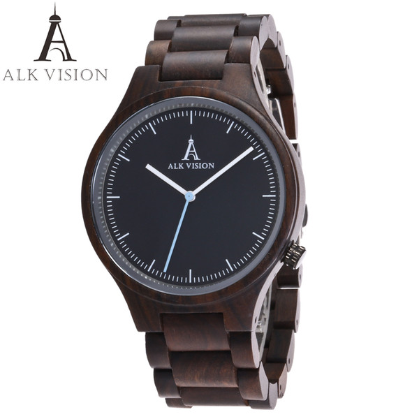 ALK Vision 2017 Wood watch Women watches couples clock men watches top brad luxury Fashion Ladies wristwatch