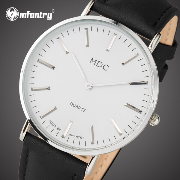 MDC Daniel Watches 40mm Mens Fashion Wristwatches Luxury Brand Quartz Watch Male Clock Relogio Montre Designer Wristwatches Leather