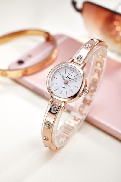 Fashion Women Watches Rhinestone Watch bracelet wristwatch bangle jewelry female stainless steel quartz waterproof dress students watch