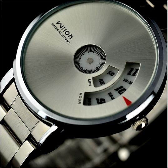 Men watches quartz movement waterproof Original Veyron Wilon fashion genuine steel strap Turntable Dial quartz watch dizzy mens clock