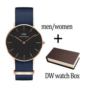 2018n New Top Brand watch 40mm Mens watch 36mm women Nylon style Luxury Quartz Female Clock Wristwatch Relogios masculino reloj mujer Femme