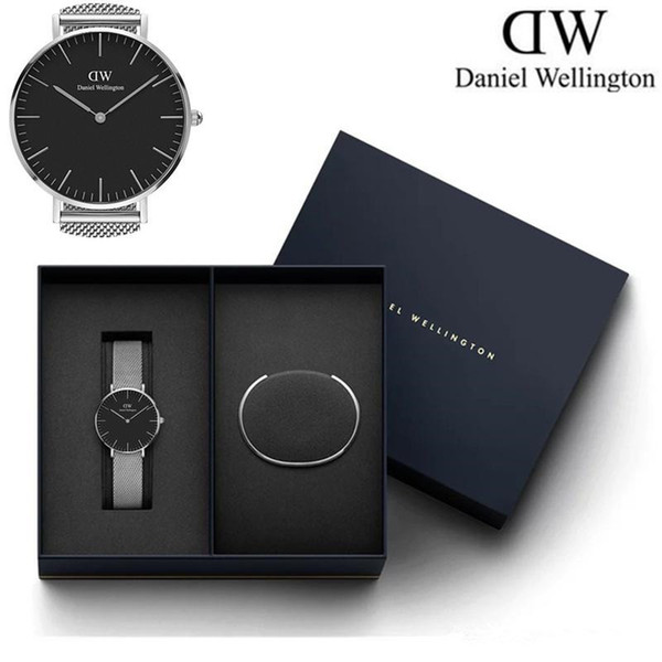 New Year Gifts Luxury Women Quartz Watch 32MM Milan Watches and Jewelry Bracelets Fashion Lady Elegant Clock DW Christmas with original box