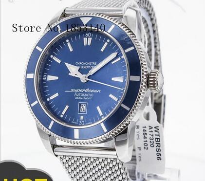 Wholesale-Equipped Brand BB Super Diving ocean A17320 46mm Stainless Steel Watch Automatic Mens Men's Watch Watches