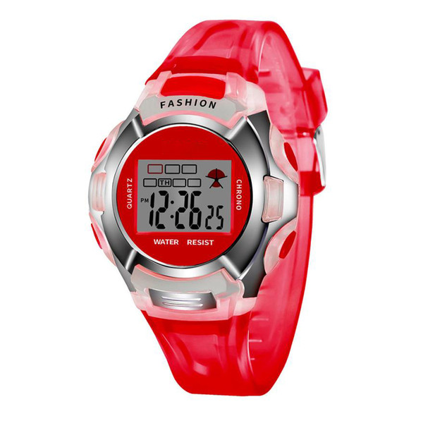 SB0048 2017 NEW Colorful Boys Girls Students Time LED Electronic Digital Date Wrist Sport Watch Hour Waterproof Relogio L30