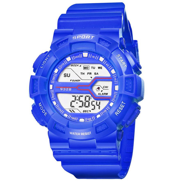 SB0057 Montre Children Boys Student Luxury Brand Waterproof Sports Watch LED Digital Date Wristwatch Clock Fashion Relogio L30