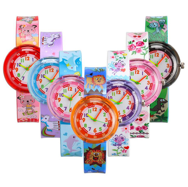 2019 Children's Watches Cartoon Kids Silicone Wrist Watches kid Baby Watch Clock Quartz Watches for Girls Boys Gifts Relogio Montre